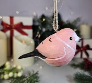 Bowrabag-Rosefinch Wooden Hanging