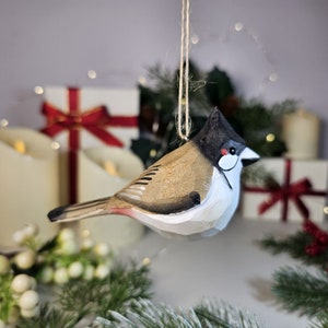 Bowrabag-Handcrafted Red-Whiskered Bulbul Wooden